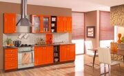 Кухня оранжевая (35)