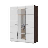 Вегас Шкаф 3-х ств 1500*2000*570 венге/белый глянец