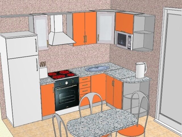 Дизайн кухни 14 кв.м. (65 фото)