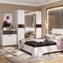 Комод Сальма КМ 022 (838х1060х460) анкор/белый глянец