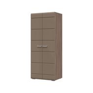 Вегас Шкаф 2-х ств 800*2000*570 шимо темн/кофе с молоком